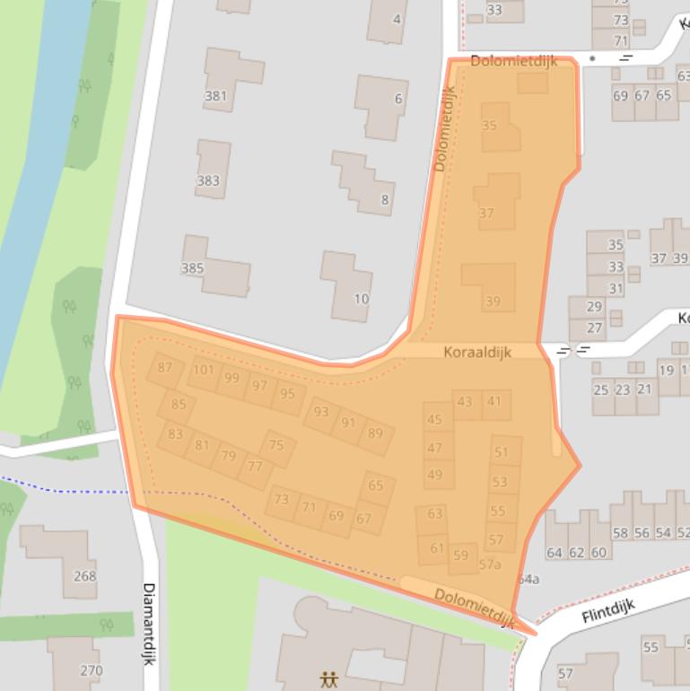 Kaart van postcodegebied 4706HR.