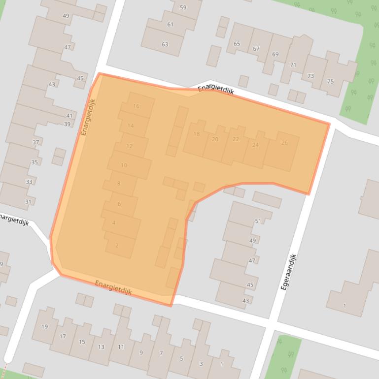 Kaart van postcodegebied 4706HW.