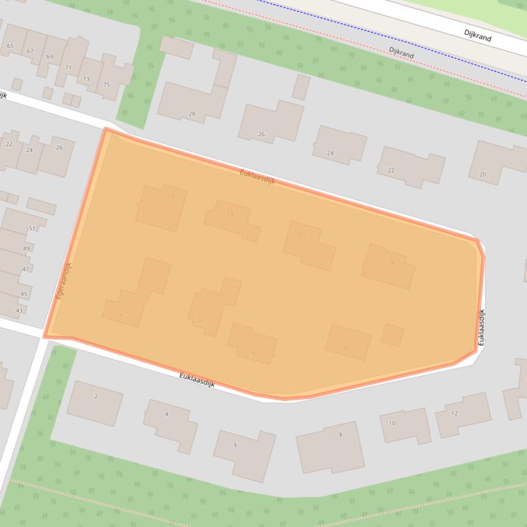 Kaart van postcodegebied 4706JB.