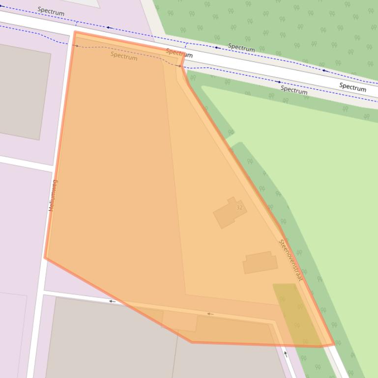 Kaart van postcodegebied 4706RB.