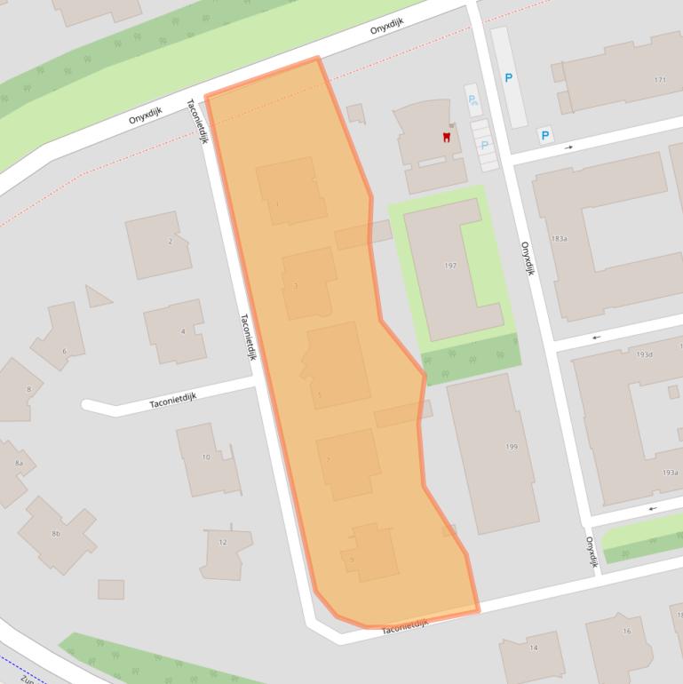 Kaart van postcodegebied 4706TD.