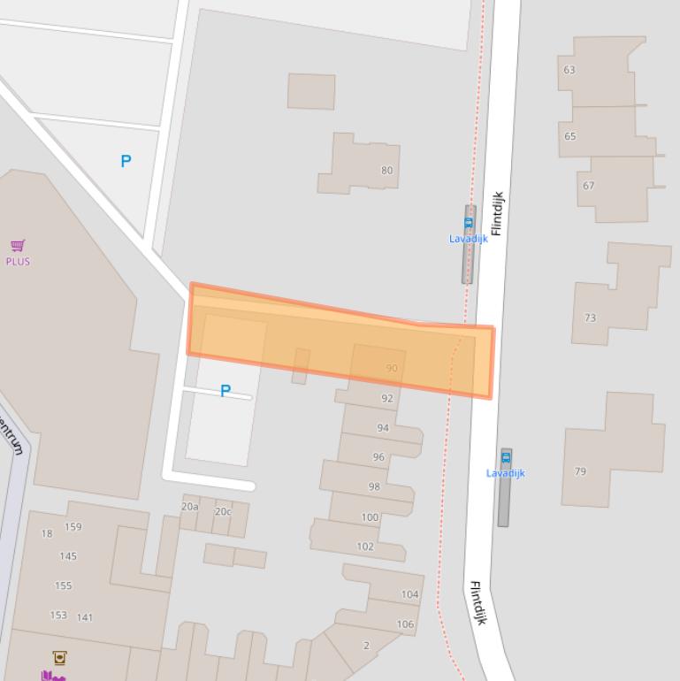 Kaart van postcodegebied 4706TV.