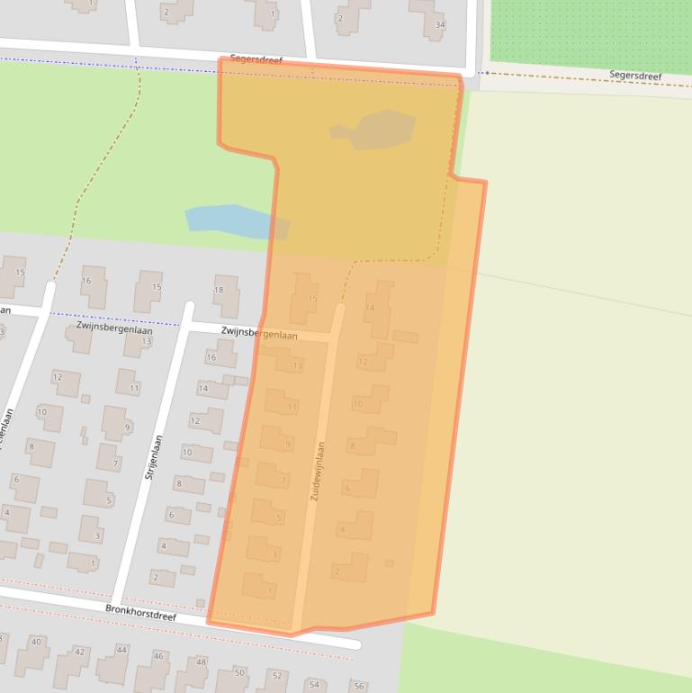 Kaart van postcodegebied 4706VL.