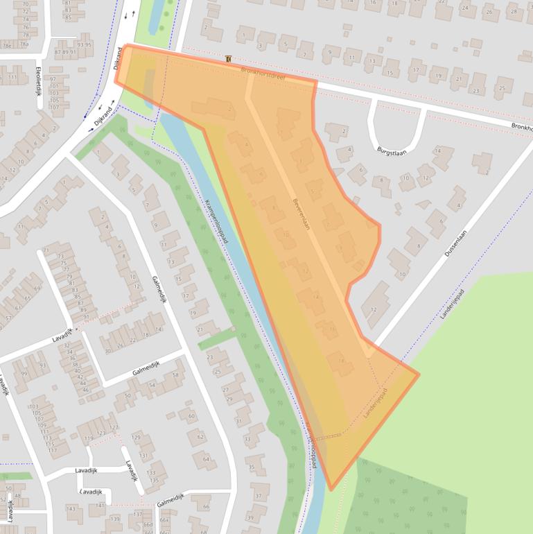 Kaart van postcodegebied 4706VM.