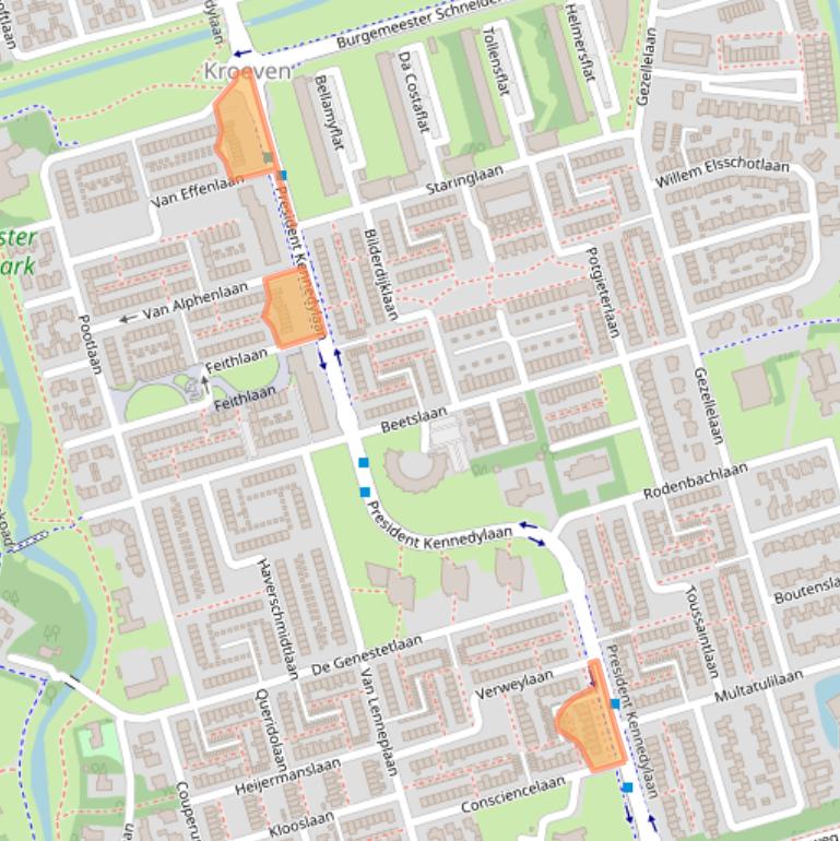 Kaart van postcodegebied 4707BH.