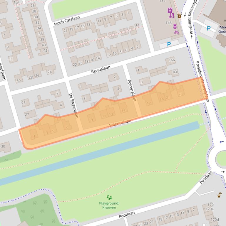 Kaart van postcodegebied 4707BR.