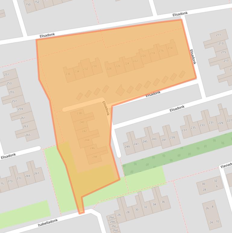 Kaart van postcodegebied 4707ER.