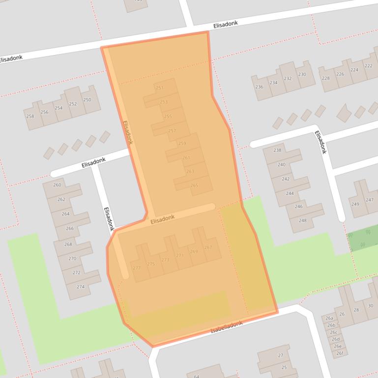 Kaart van postcodegebied 4707ES.