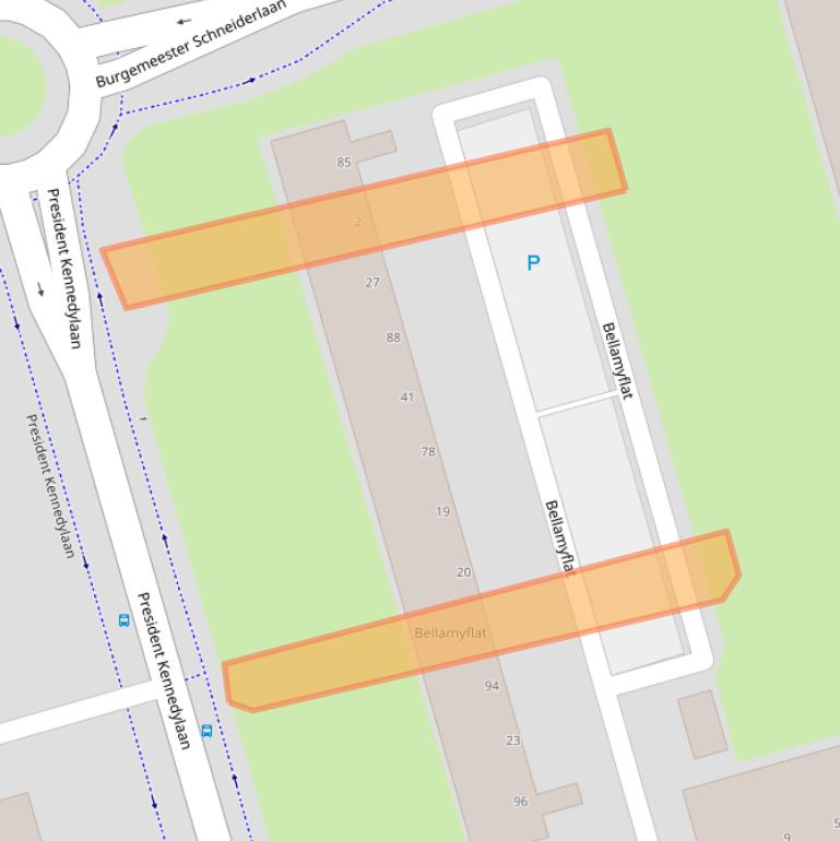 Kaart van postcodegebied 4707KN.