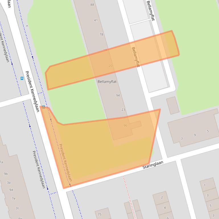 Kaart van postcodegebied 4707KS.