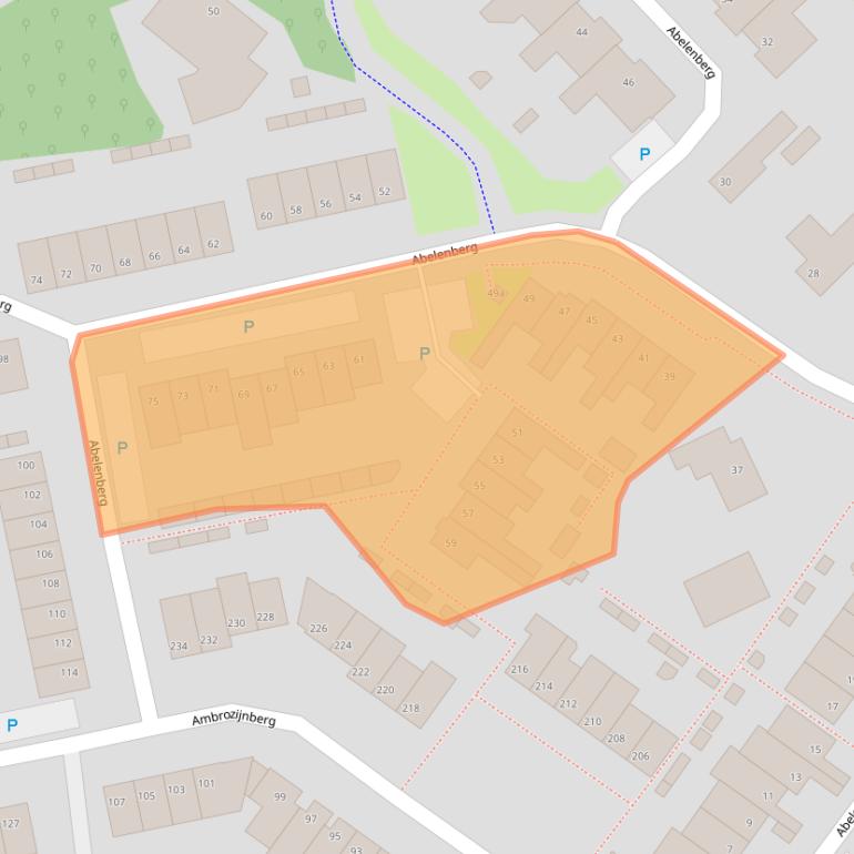 Kaart van postcodegebied 4707MG.