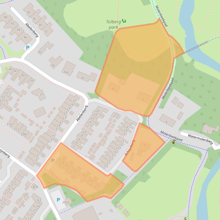 Kaart van postcodegebied 4707MH.