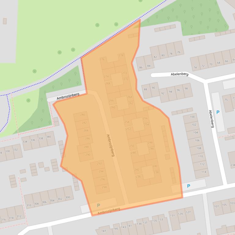 Kaart van postcodegebied 4707MS.