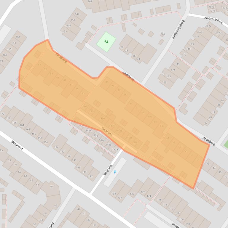 Kaart van postcodegebied 4707MZ.