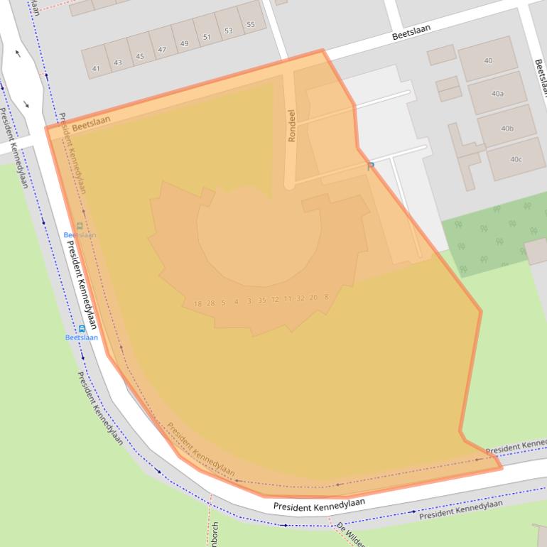 Kaart van postcodegebied 4707NG.