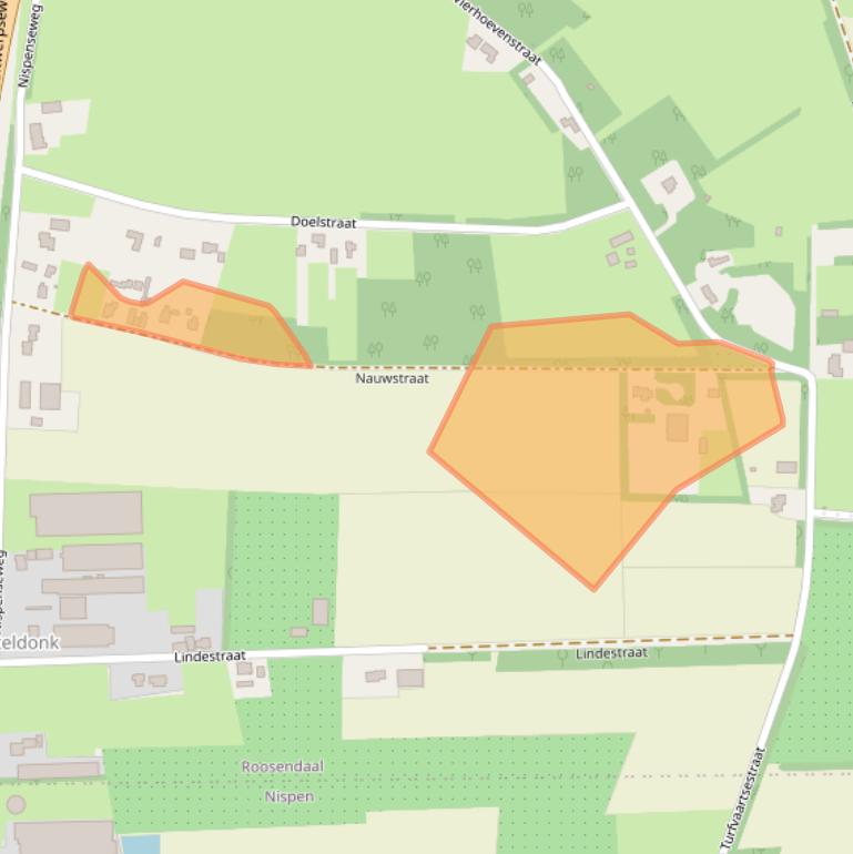 Kaart van postcodegebied 4707RE.