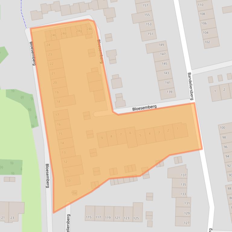 Kaart van postcodegebied 4707RZ.