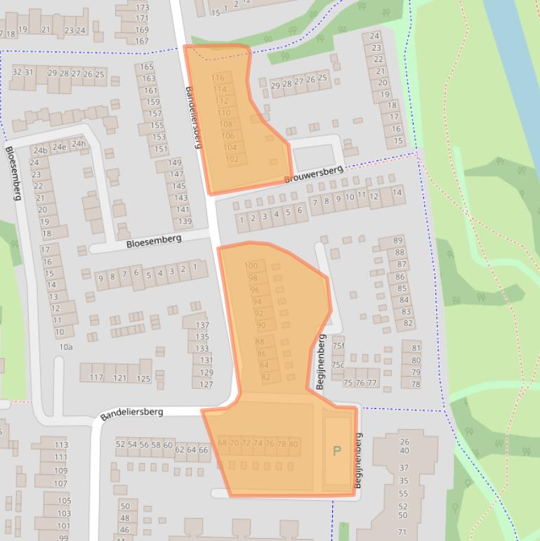 Kaart van postcodegebied 4707SC.