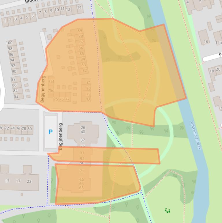 Kaart van postcodegebied 4707SN.