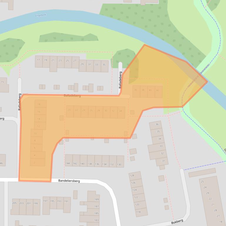Kaart van postcodegebied 4707ST.