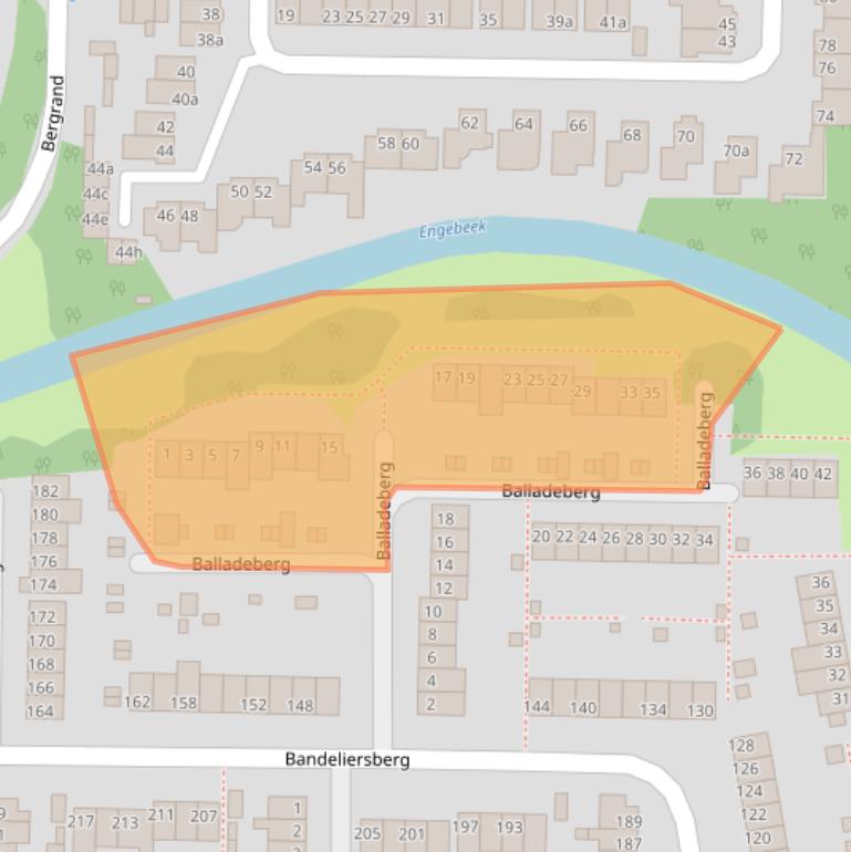 Kaart van postcodegebied 4707SV.