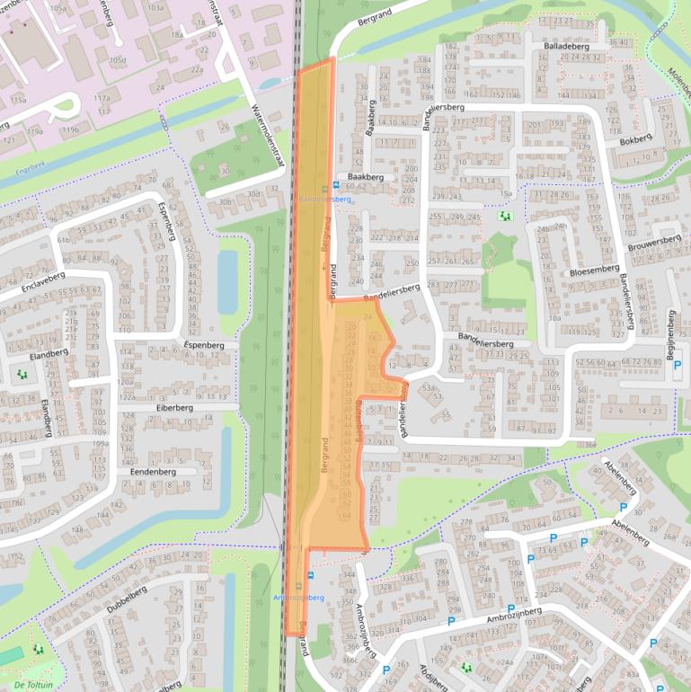 Kaart van postcodegebied 4707SX.