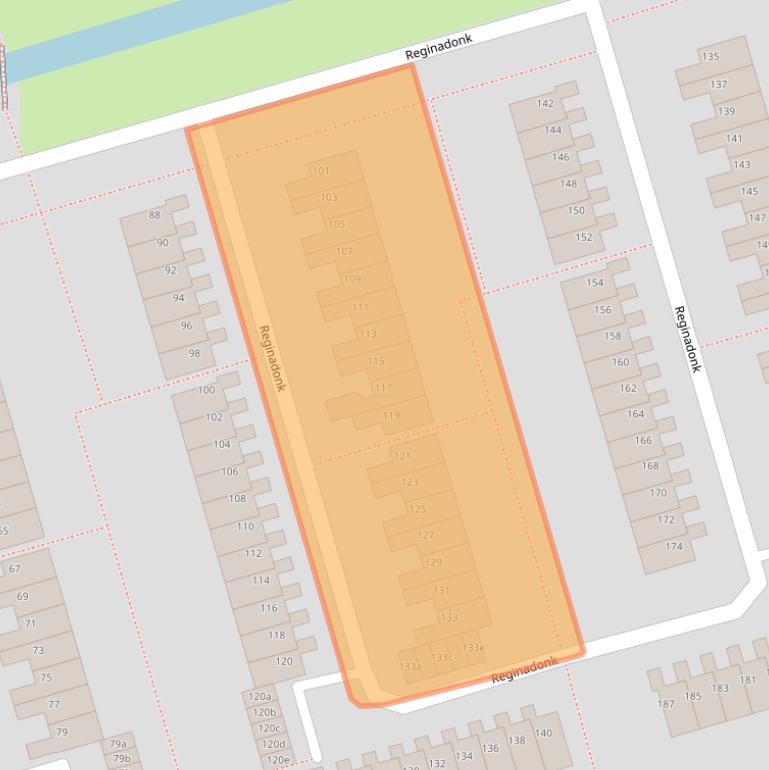 Kaart van postcodegebied 4707TT.