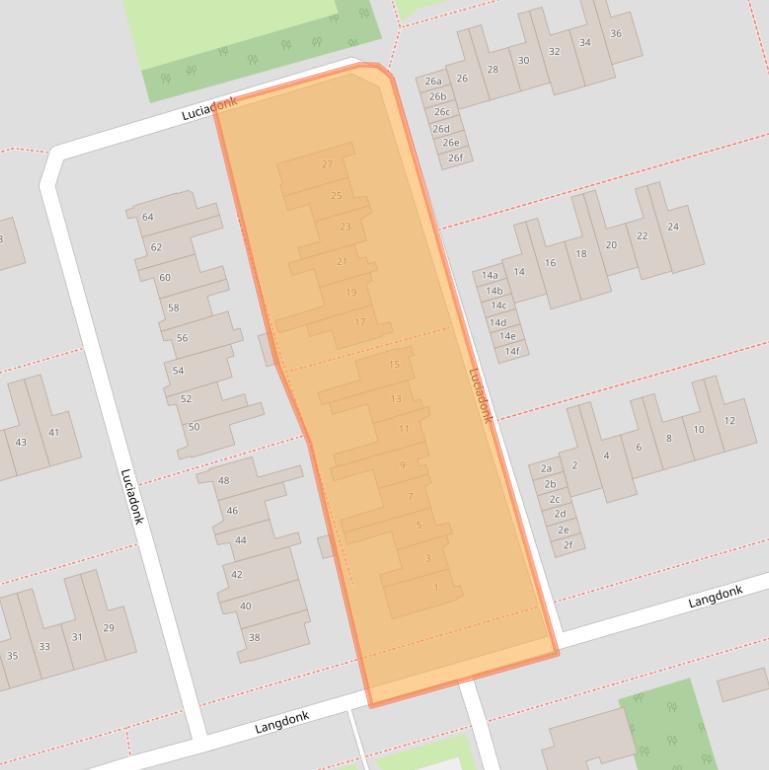Kaart van postcodegebied 4707VH.