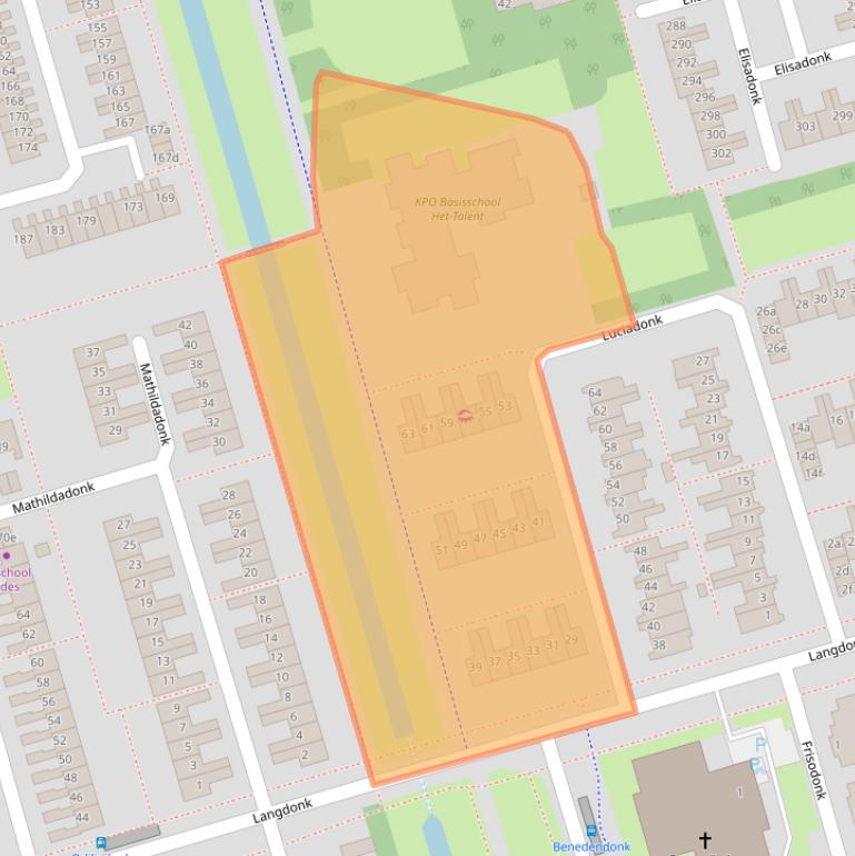 Kaart van postcodegebied 4707VK.