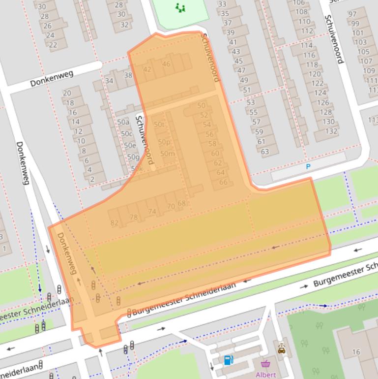 Kaart van postcodegebied 4707XR.