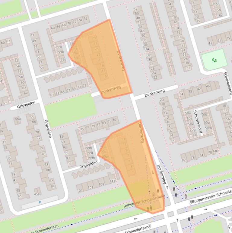 Kaart van postcodegebied 4707XT.