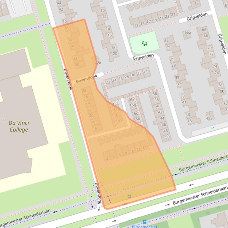 Kaart van postcodegebied 4707ZS.