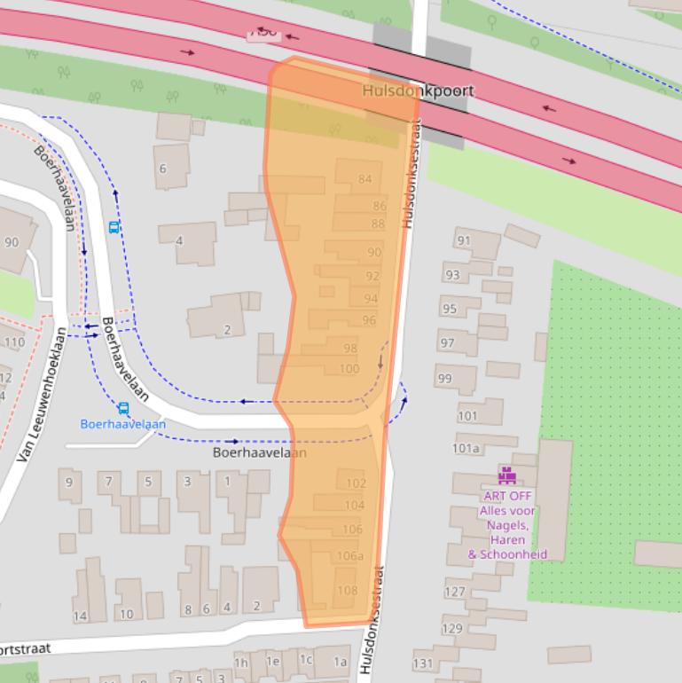 Kaart van postcodegebied 4708AC.