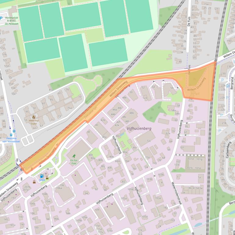 Kaart van postcodegebied 4708AH.