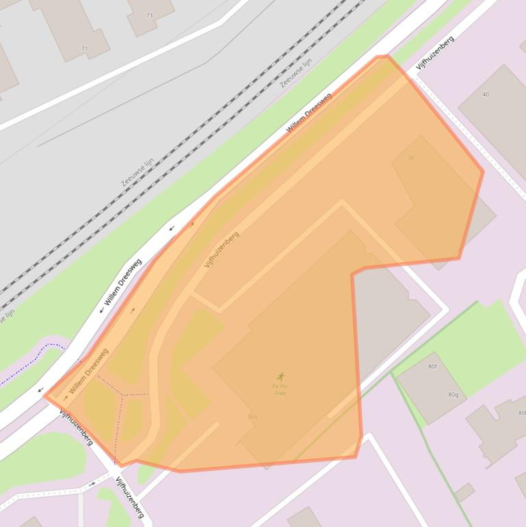 Kaart van postcodegebied 4708AK.