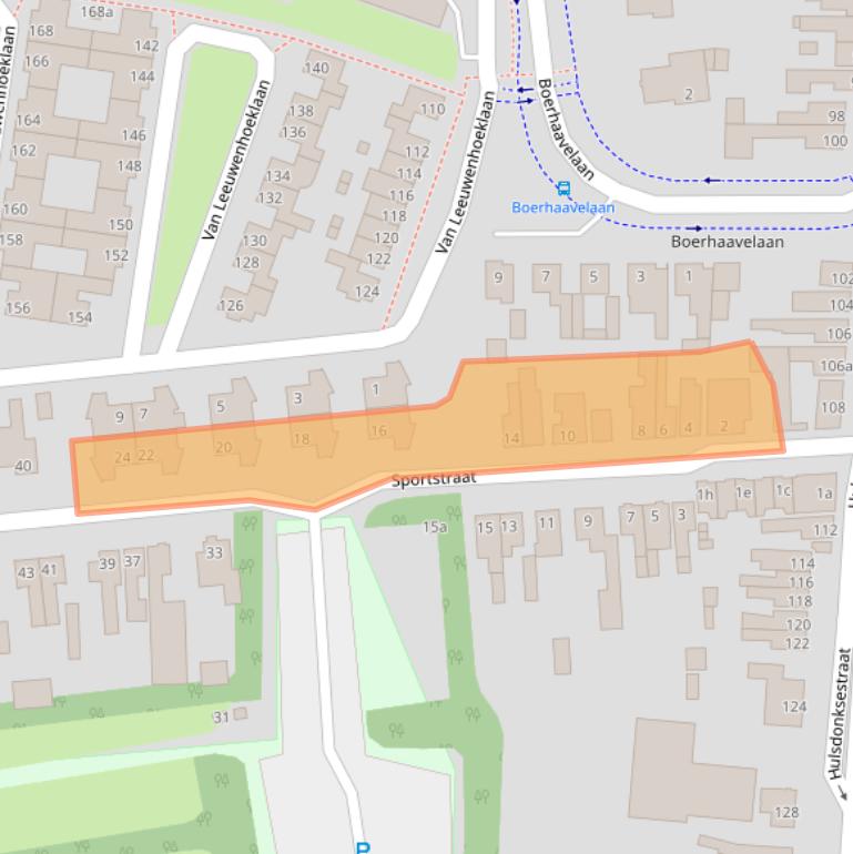 Kaart van postcodegebied 4708AS.