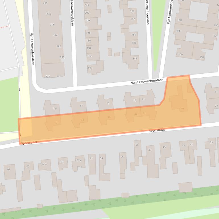 Kaart van postcodegebied 4708AT.