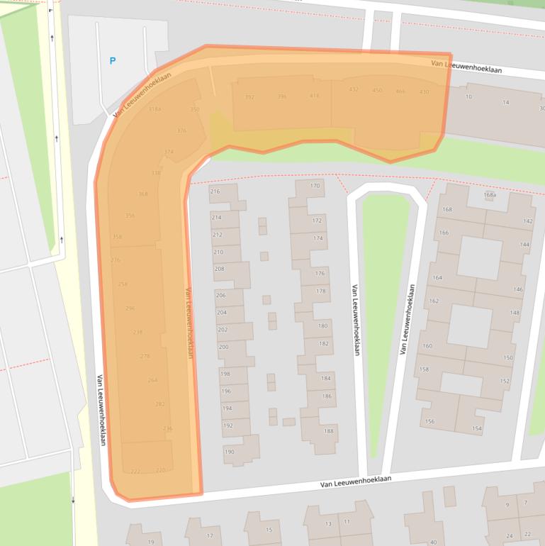 Kaart van postcodegebied 4708BE.