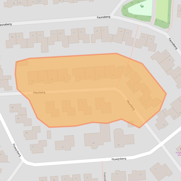 Kaart van postcodegebied 4708CD.