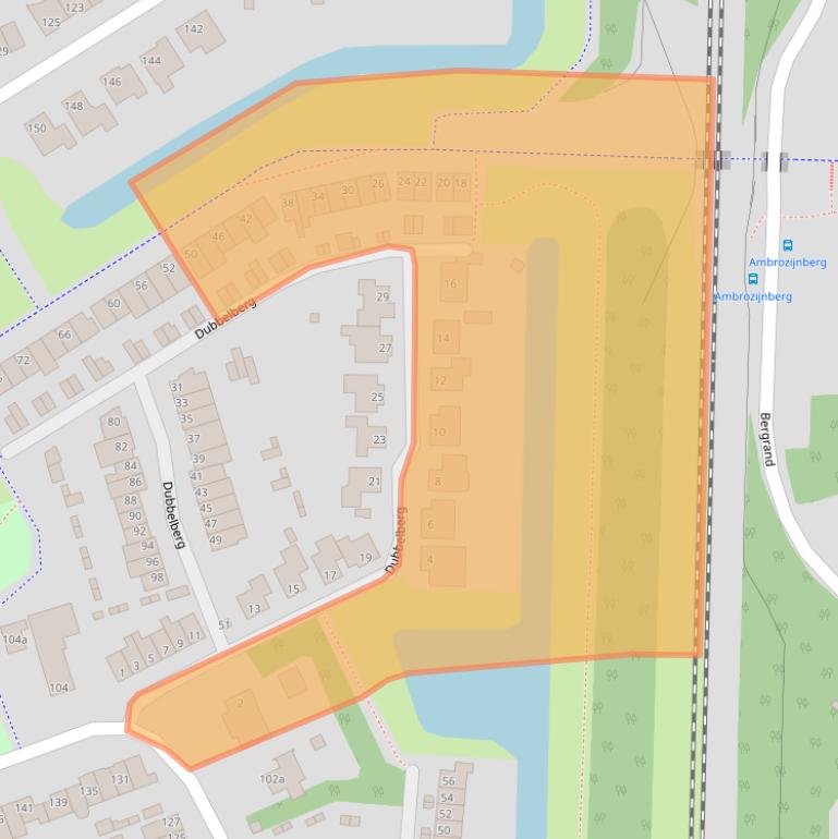 Kaart van postcodegebied 4708DJ.