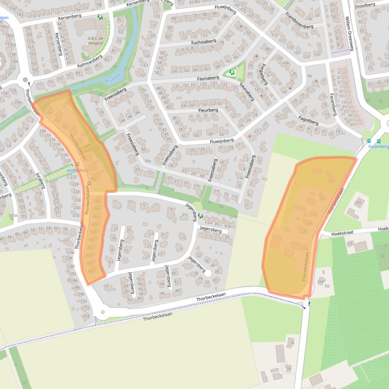 Kaart van postcodegebied 4708MG.