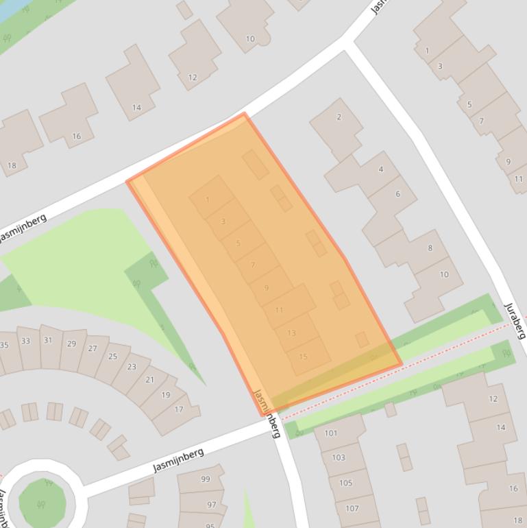 Kaart van postcodegebied 4708ML.