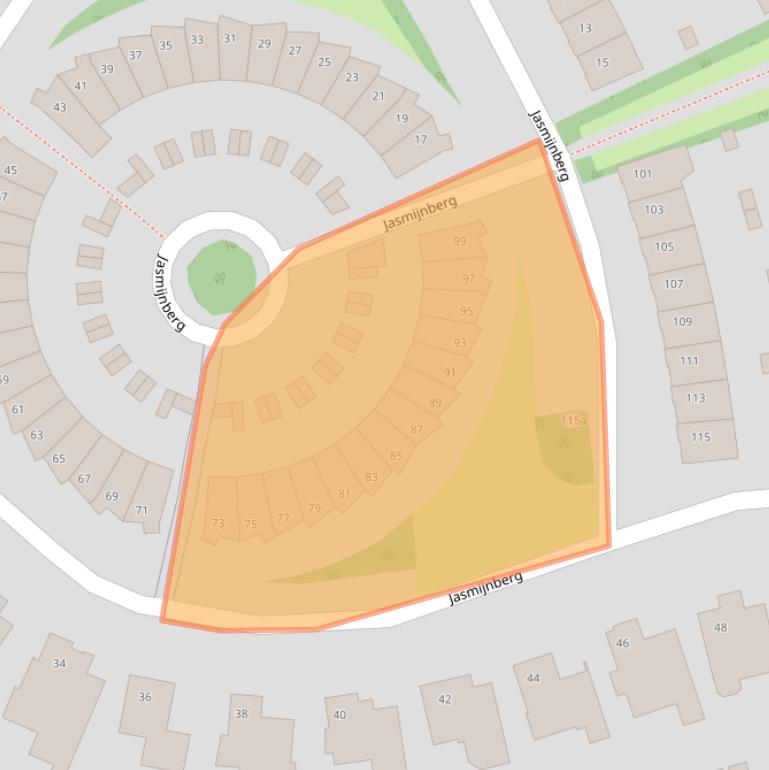 Kaart van postcodegebied 4708MP.