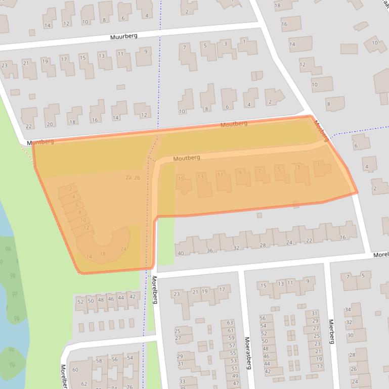 Kaart van postcodegebied 4708ND.