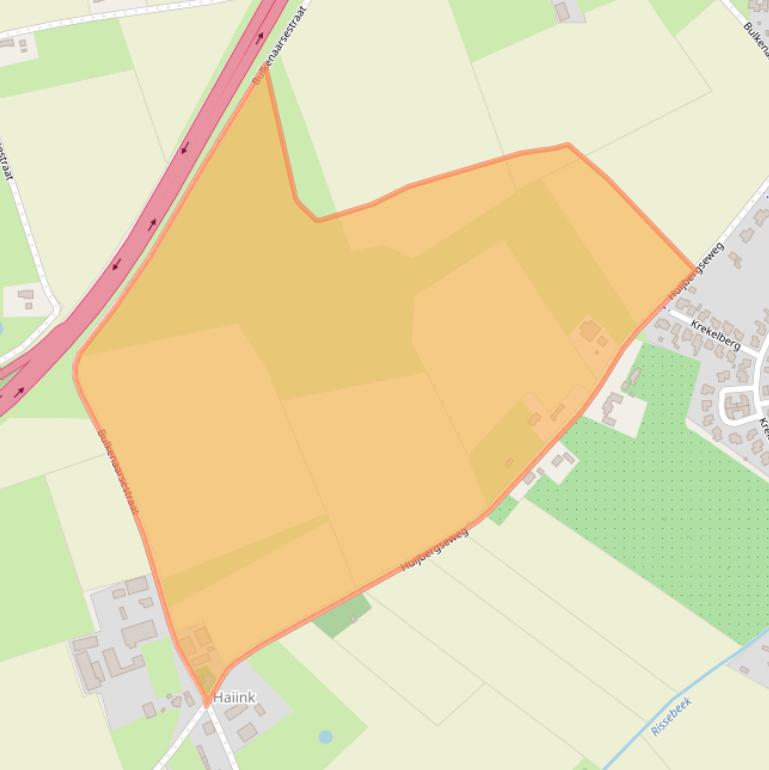 Kaart van postcodegebied 4708SG.