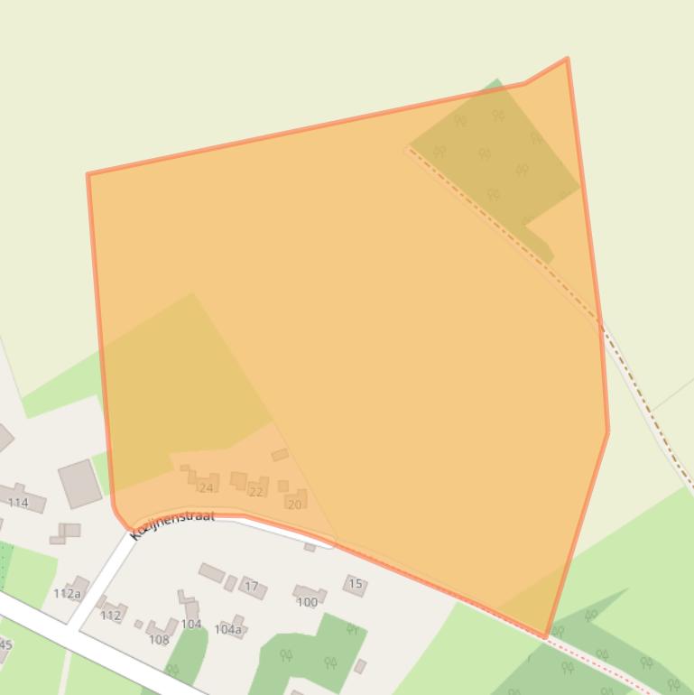 Kaart van postcodegebied 4709BN.