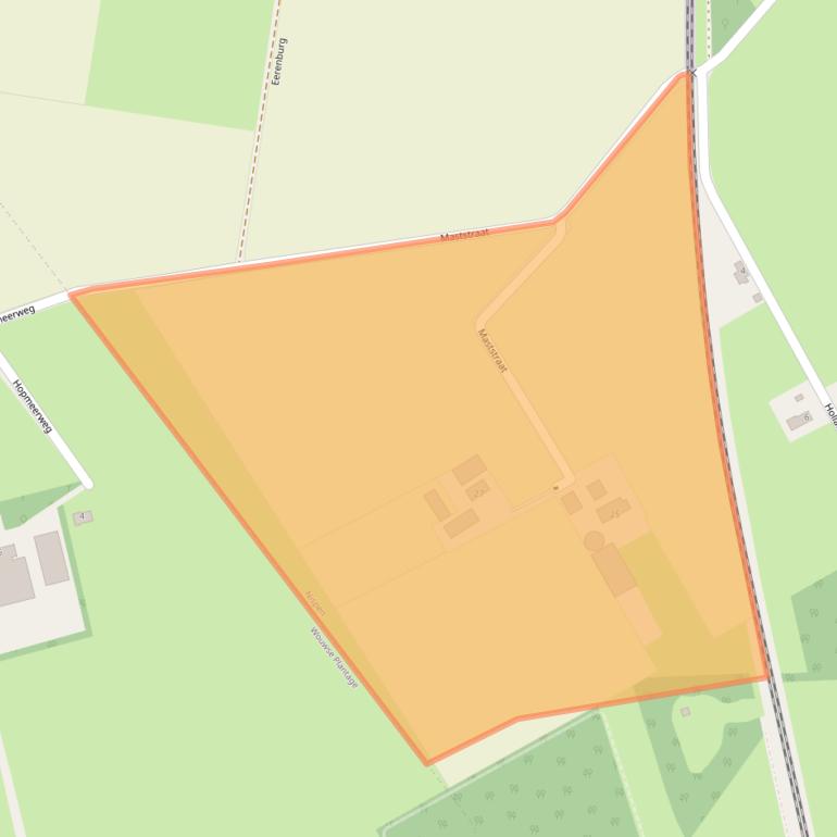 Kaart van postcodegebied 4709PN.