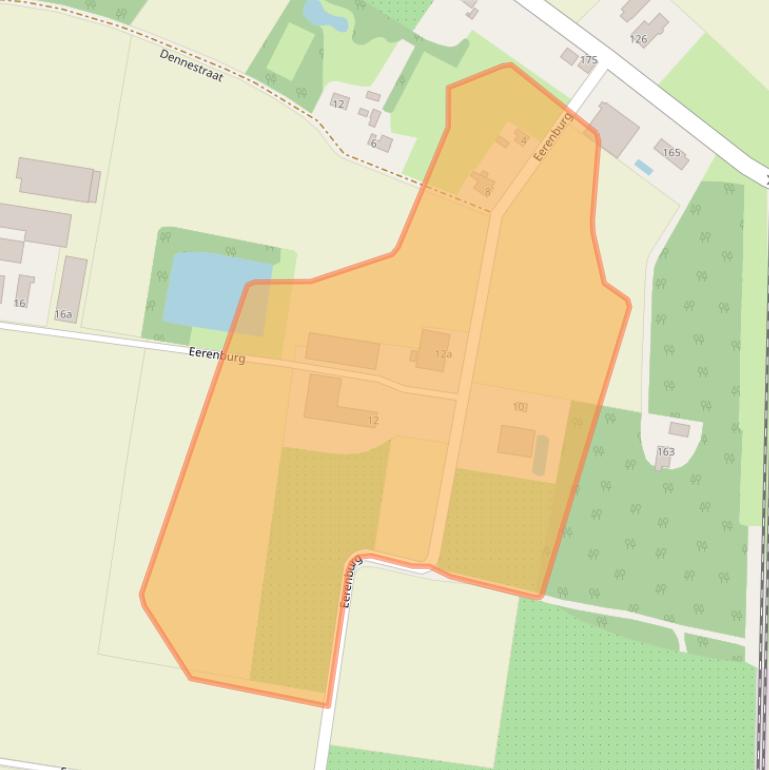 Kaart van postcodegebied 4709RW.