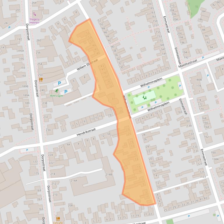 Kaart van postcodegebied 4711BR.