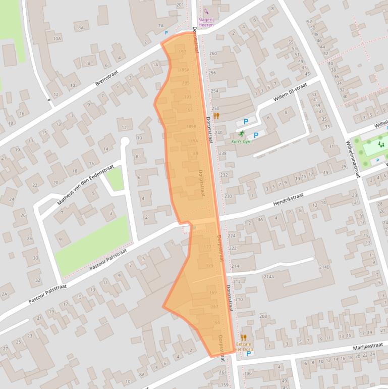 Kaart van postcodegebied 4711EJ.